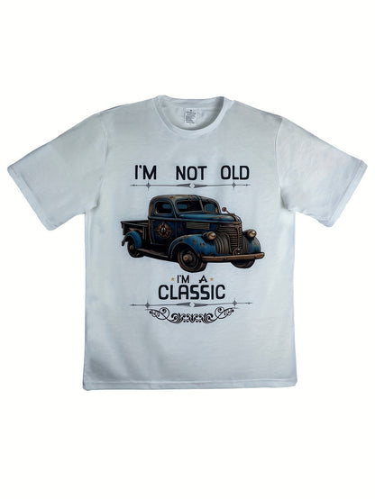 I'M NOT OLD I'M CLASSIC" Men's T-Shirt - Regular Fit, Sports Style, Summer Wear