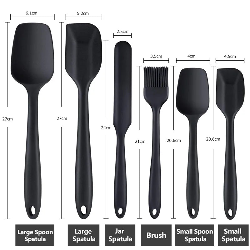 SiliconeFlex 6-Piece Spatula Set - DINING DREAMS STORE