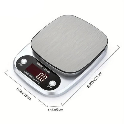 WeighMaste Stainless Steel Digital Kitchen Scale - DINING DREAMS STORE