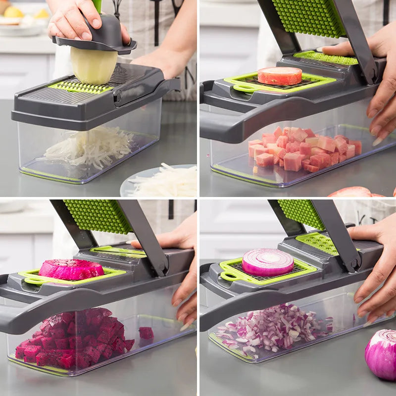 MultiChop 14/16-in-1 Vegetable Chopper - DINING DREAMS STORE