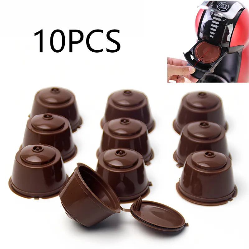 EcoBrew 10PCS Refillable Coffee Pods - DINING DREAMS STORE