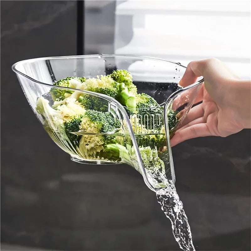 Multifunctional washing Drain Basket Household Vegetable Basin Kitchen Washing