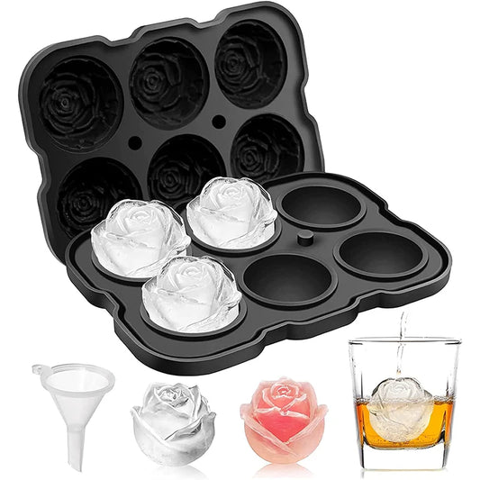 RosyChill Easy Release Rose Ice Cube Tray Set - DINING DREAMS STORE