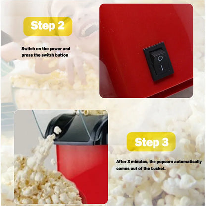 PopJoy Mini Electric Popcorn Maker - DINING DREAMS STORE