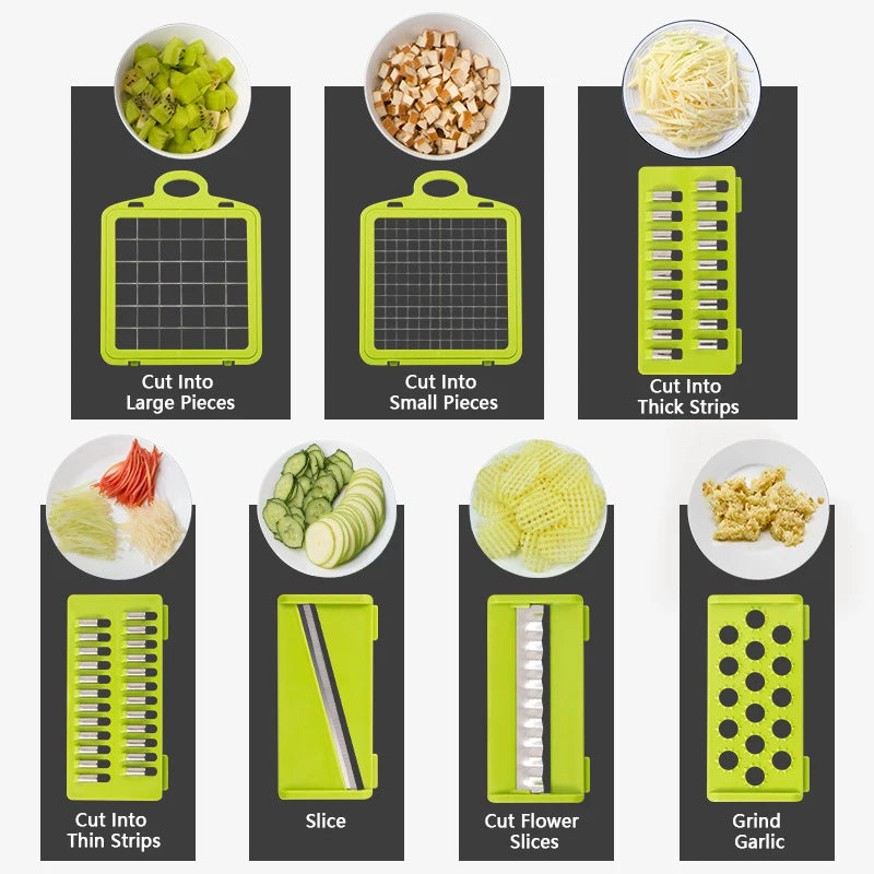 MultiChop 14/16-in-1 Vegetable Chopper - DINING DREAMS STORE