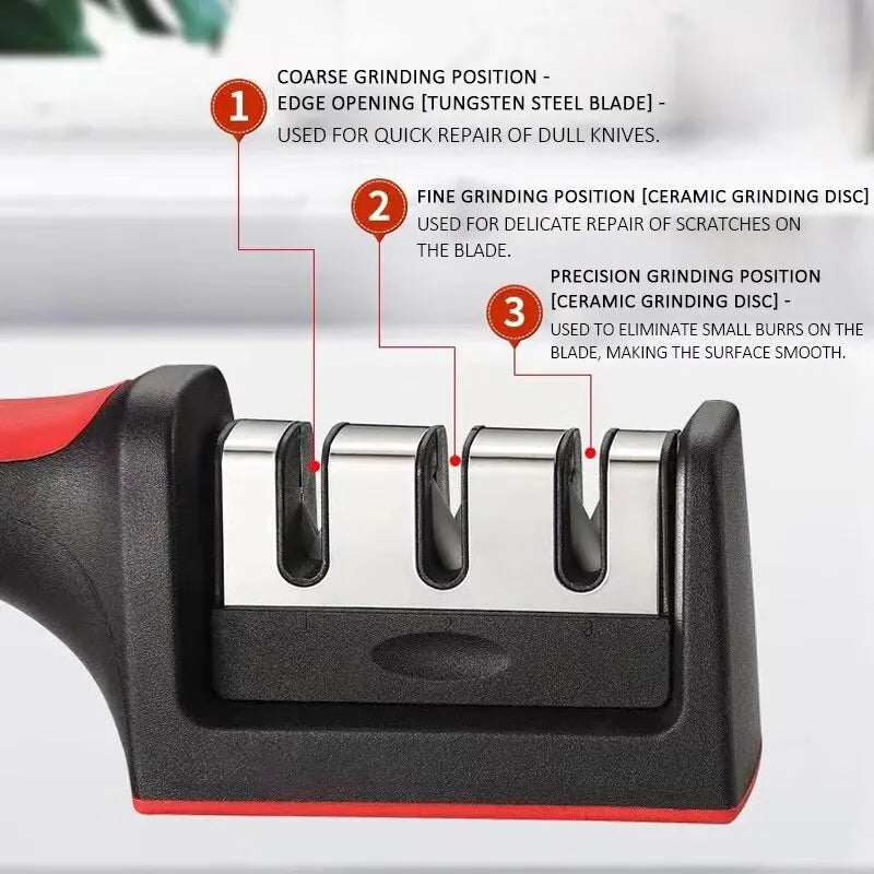 MultiSharp Pro 3/4-Segment Knife Sharpener - DINING DREAMS STORE