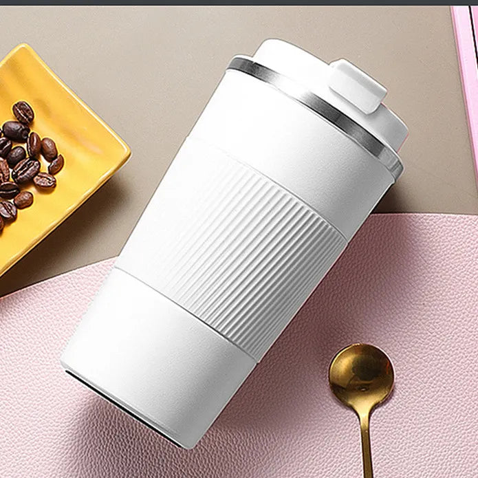 Double Stainless Steel Coffee Thermos Mug - DINING DREAMS STORE