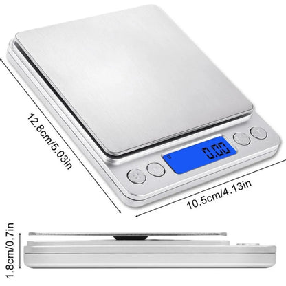 PreciseWeigh Digital Kitchen and Jewelry Scale - DINING DREAMS STORE