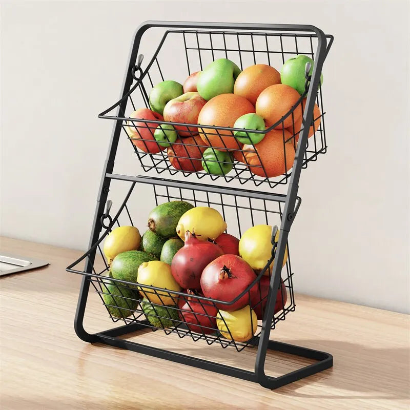 SpaceSaver Double Layer Organizer Shelf - DINING DREAMS STORE