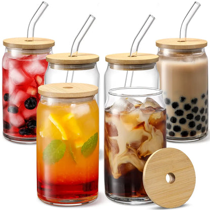 BubblyBlend Glass Drinkware Set - DINING DREAMS STORE