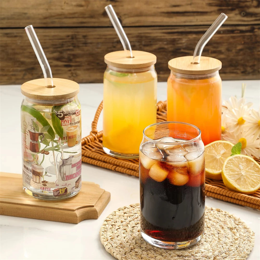 BubblyBlend Glass Drinkware Set - DINING DREAMS STORE