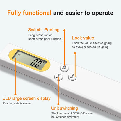 SpoonScale LCD Digital Kitchen Scale - DINING DREAMS STORE