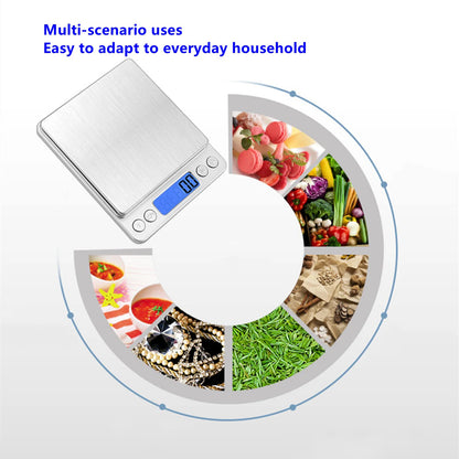 PreciseWeigh Digital Kitchen and Jewelry Scale - DINING DREAMS STORE