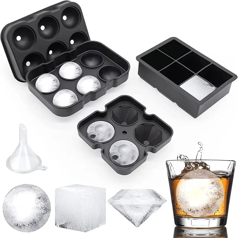 ChillCraft Large Ice Cube Trays - DINING DREAMS STORE