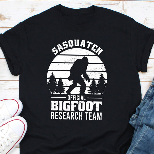 Sasquatch Official Bigfoot Research Team Shirt, Bigfoot Hunter Shirt, Sasquatch Research Shirt, Yeti Hunter Shirt, Bigfoot Believer Shirt