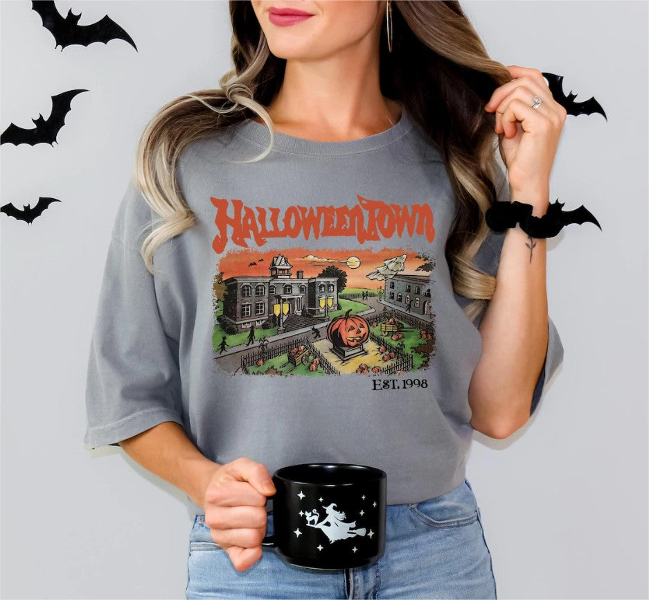 Comfort Colors Halloweentown Shirt – Celebrate Spooky Season in Style!